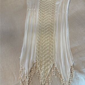 Elegant Cream Lace Women's Top
